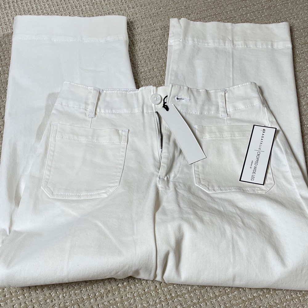 bagatelle Cropped Ankle Pants - High Waist Straight Leg